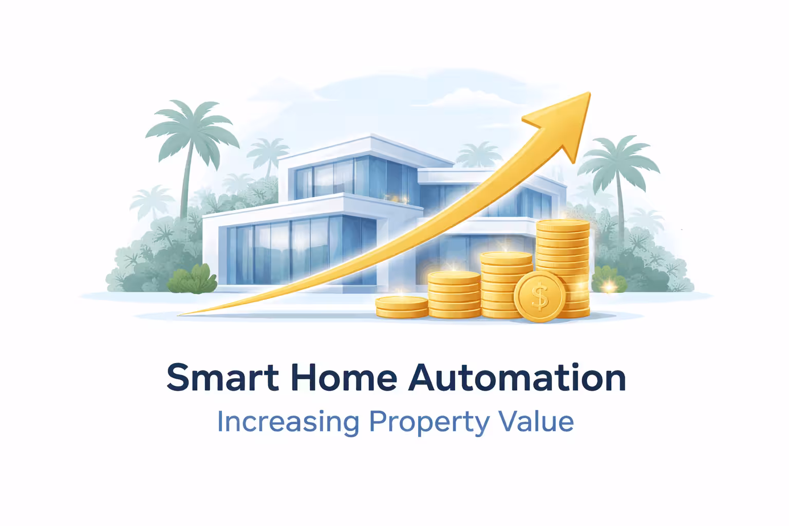 Smart home automation system in Dubai villa increasing property value